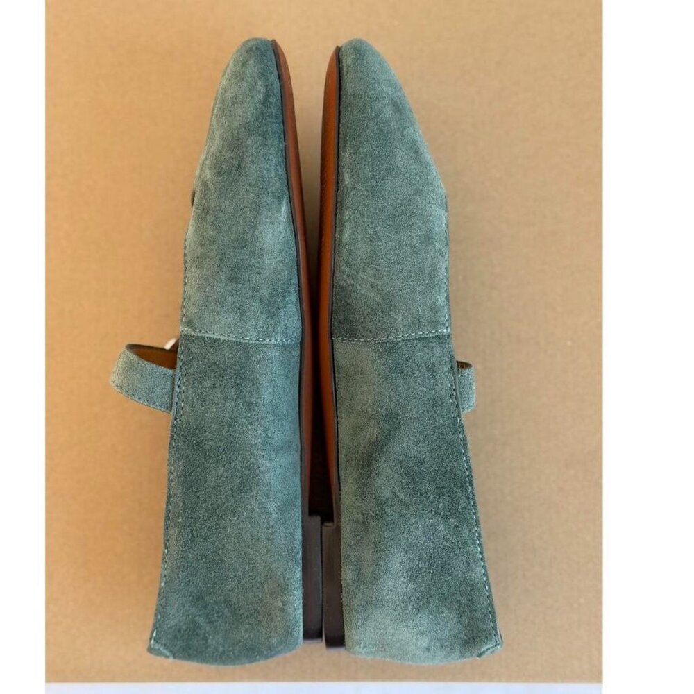 Madewell The Remy Mary Jane Flat in Architect Green, Size 7.5 - Picture 8 of 9